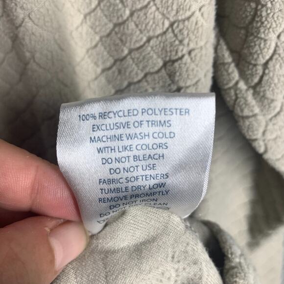 Simply Southern Sweater Womens Large Pullover Beige Recycled Half Zip Casual - Picture 4 of 6